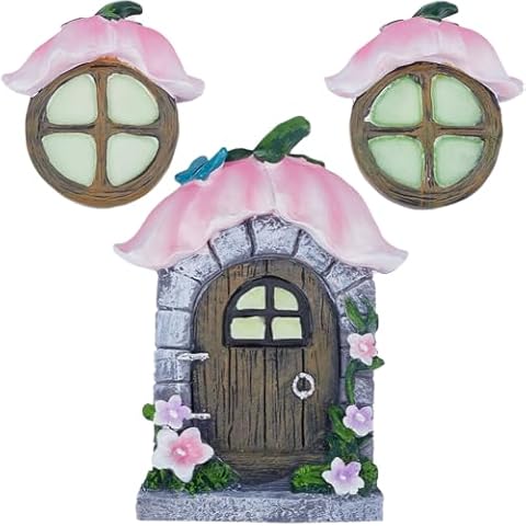 GORGECRAFT Fairy Gnome Door and Windows Set Cover