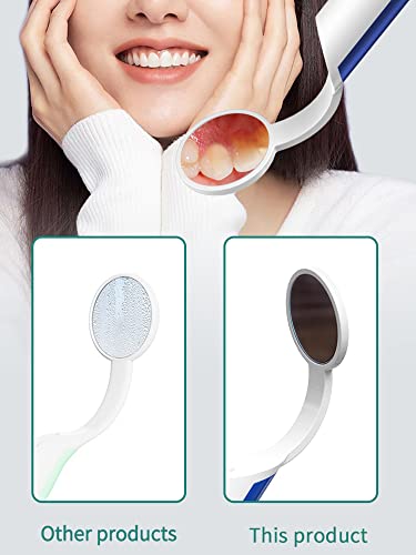 Geodurn GE44 2 Pieces Dental Mirror With Light - Led Lighted Teeth Inspection Mirror, Anti Fog Curve Angle Mouth Mirrors Dentist Oral Assistant Care Tool Accessories  thumb #5