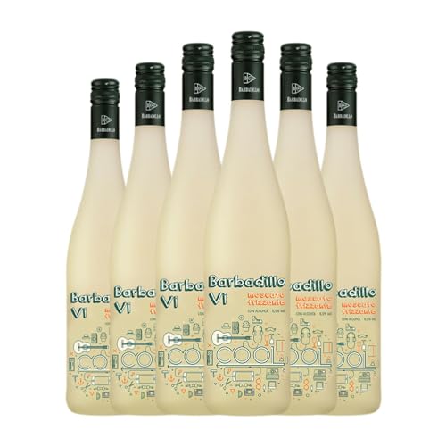 Barbadillo Vi Cool Frizzante Moscatel Amarillo Vino de la Tierra de Cádiz 75 cl Espumoso blanco (Caja de 6 Botellas de 75 cl)