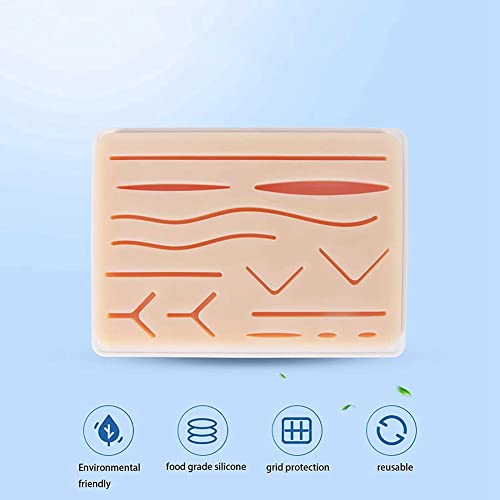 HADIIH Verbessertes GroßEs 3-Lagiges Nahtpolster mit Wunden zum ÜBen Des NäHens - Nicht Leicht zu Trennen, zu ReißEn oder zu ZerreißEn