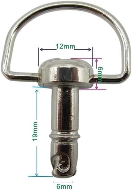 ​4sets Of 1 4 Inch Turn Dzus Fasteners Stud Length 19mm Compatible with Yamaha Suzuki