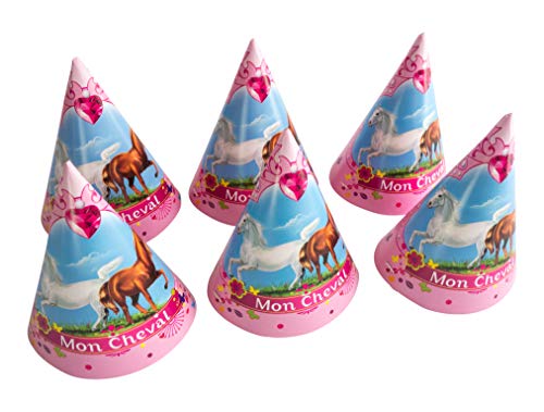 DYNASTRIB MON Caballo sombreros x 6 9001370 multicolor, talla única Cover