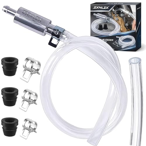 Brake Bleeder Hose - One Way Check Valve Tube Bleeding Tool Kit for Hydraulic System Bleeding for Car Motorcyle Clutch (1PCS)