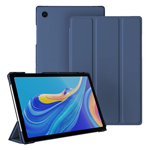 ProElite Smart Flip Case Cover for Samsung Galaxy Tab A8 10.5" SM-X200/ SM-X205/ SM-X207 Translucent Back with Stylus Pen, Dark Blue - Image 5