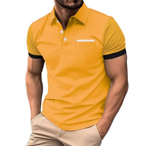 T-shirt de travail homme polo décontracté manches courtes coupe classique