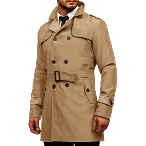 Makkrom Men's Trench Coat Cover