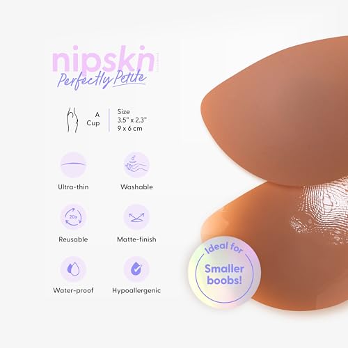 Image of NIPSKIN Silicone Luna & Triangular Nipple Covers - Adhesive, Reusable & Hypoallergenic Breast Covers for Cup A-D+