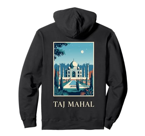 Taj Mahal Inde Architecture Moghol Voyage Art Sweat à Capuche