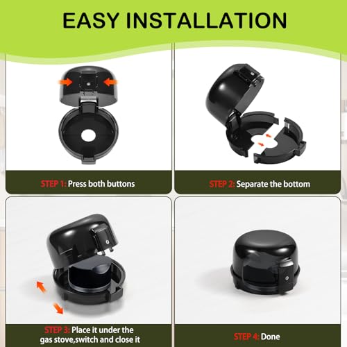 image for ESENHARBER Stove Knob Safety Covers, for Knob Diameter Less Than 2.4