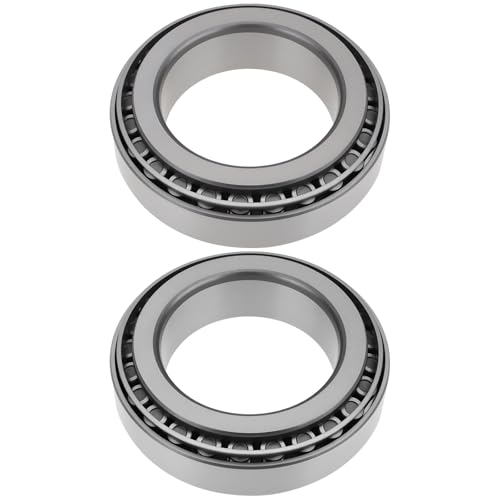 AS Axis Spindleon 2Pcs 32010X Tapered Roller Bearings Compatible with Automotive Industrial Machinery 50x80x15.5/20 Single-Row Steel Cage Set