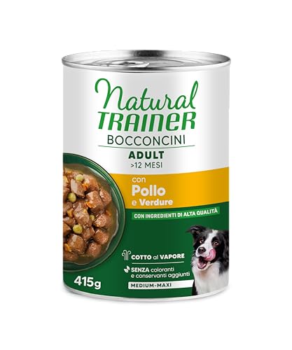 Natural Trainer Bocconcini per Cane Medium & Maxi con Pollo - 12 x 415g