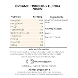 Thames Organic Organic Tricolour Quinoa Grain - Nutritious Blend, Versatile & Vibrant for Any Meal 1kg - Image 2