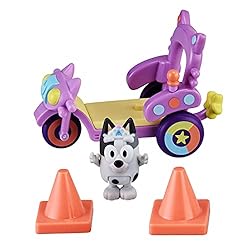 Bluey – Muffin’s Cat Squad Bike with 2.5″ Muffin Figure, Multicolor (17131)