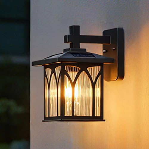 Aplique solar impermeable contra la lluvia para iluminar la puerta delantera 2