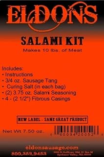 Eldon's Salami Seasoning Kit: Craft Authentic Gourmet Salami at Home