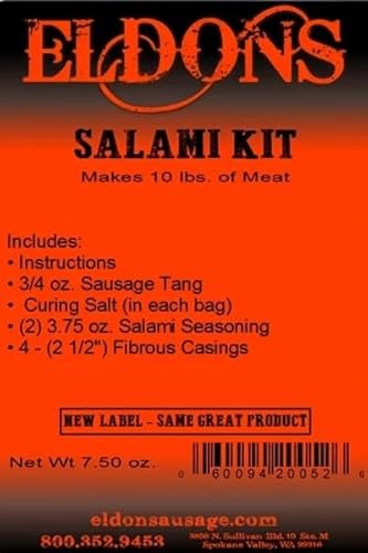 Eldon's Salami Seasoning Kit: Craft Authentic Gourmet Salami at Home