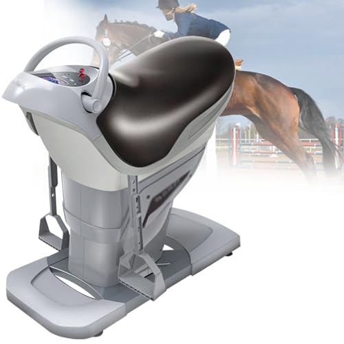 Image of Electric Horse Riding Machine, Equestrian Simulation Trainer, Electric Abdominal Gym for Gym, Home(Gray)(Gray)(Gray)