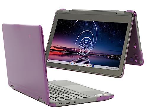 Funda rígida Lenovo Chromebook 300E Yoga Gen 4 mCover morada de 11.6 pulgadas