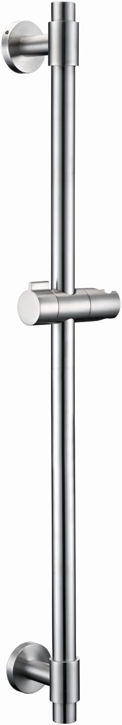 Shower Slide Bar 30-Inch with Adjustable Handheld Shower Head Holder for Bathroom Wall Mount SUS 304 Stainless Steel Brushed Nickel Finish