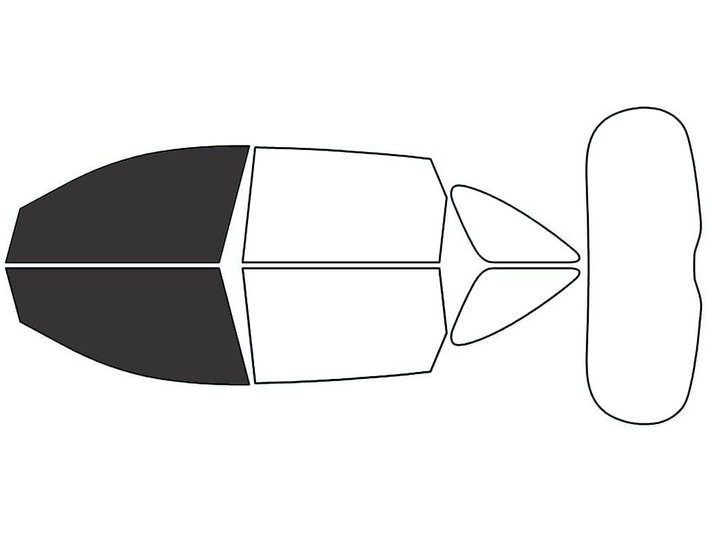 Rvinyl Window Tint Kit Compatible with Kia Sorento 2016-2020 - Front Precut Kit - 20%