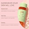 Pixi Glow Tonic Exfoliating Face Toner with 5% Glycolic Acid, Ginseng and Aloe Vera, Alcohol-Free Pore-Refining Toner for Radiant Skin, 8.5 fl oz / 250 ml