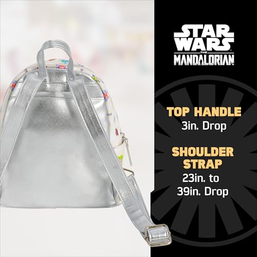 Image of Star Wars Grogu Mini Backpack, Multi, 9 Inch | The Mandalorian Small Travel Bag for Men and Women