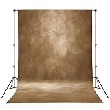 Haboke Abstract Professional Photography Backdrop for Portrait Photo Props Booth Background Photoshoot Studio with Polyester Fabric Roller Pocket on Top(8x12ft,Dark Brown,No Stand)