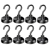 Elefama Strong Magnetic Hooks Heavy Duty 100 LB for Cruise Cabins Refrigerator Hanging BBQ Grill Too