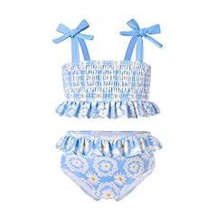 Light Blue With White Daisy