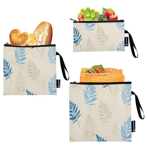 Bolsas Reutilizables para Sándwich Fern Baby Blue 3 Piezas miniatura 2