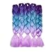 1 PAQUETE Extensiones de cabello trenzado jumbo de 24 '' (60 cm)...
