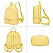 YiXiamo Cute Fashion Mini Backpack Leather for Women (yellow1)