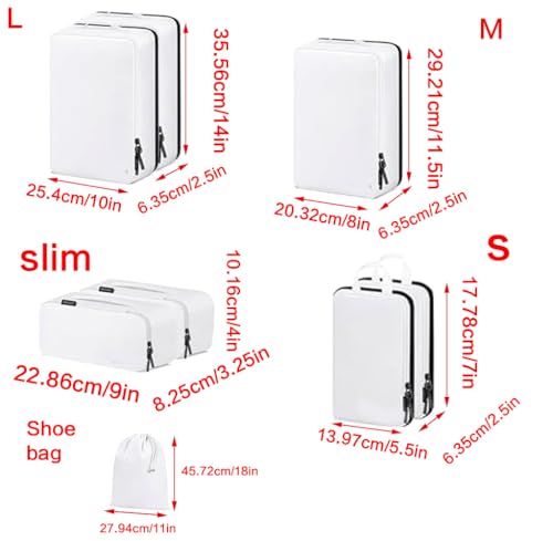 Cubes de compression extensibles valise parfaits pour les vacances en famille - 8