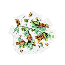 SourPatch Kids BIG Soft & Chewy Candy - Lime Flavor - 1 lbs Individually Wrapped Sweet & Sour Candy Pack - Delicious Gummy Treats for Halloween, Pinata Stuffers, Birthdays, Pantry & Baby Showers