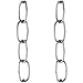 Westinghouse Lighting Corp 3' Fixture Chain, Nickel - 2 Pack
