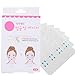 40 pezzi Adesivo faccia lifting invisibile, Viso per il trucco mento Lift Pads, Faccia nastro sottile, Adesivo viso sottile per stringe la pelle ed elimina le rughe intorno