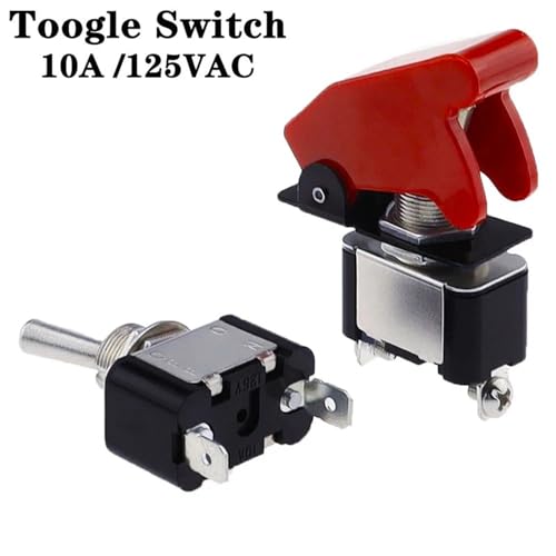 Interrupteur à bascule étanche 220V 12V et inverseur culbuteur ON-OFF KN3A-101 - 3