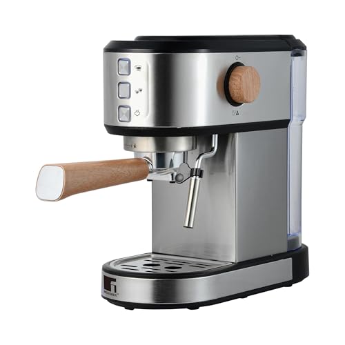 Bergner LOVERS Cafetera Espresso 1450W 20Bares con Depósito de 1L