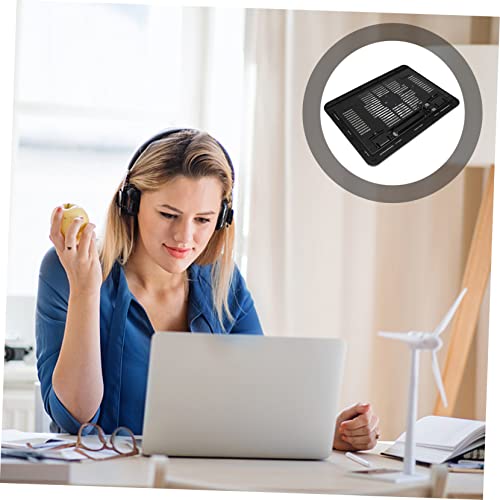 Base para portátil Happyyami ergonómica con ventilador y diseño antideslizante miniatura 4