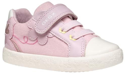 Basket bébé fille Geox Gisli rose clair premier pas confortable