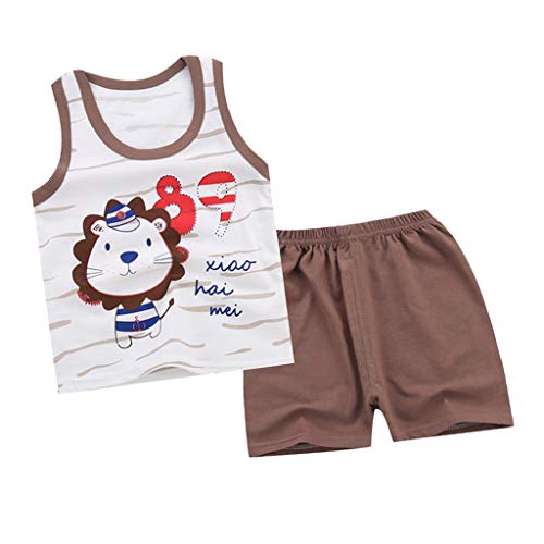 NC Criança Menina Sem Mangas Outfits Calças Shorts Definir Roupas - Style1 100-110 cm