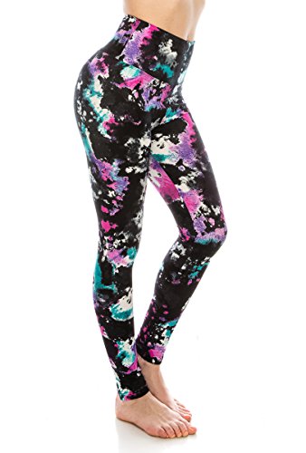 Leggings de malla elástica para entrenamiento con cintura alta