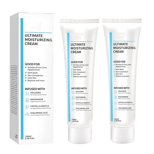 Formula Ultimate Moisturizing Cream,Crema Hidratante Reparadora,Hidratación Duradera,Para Todo Tipo De Piel,100ML*2PC