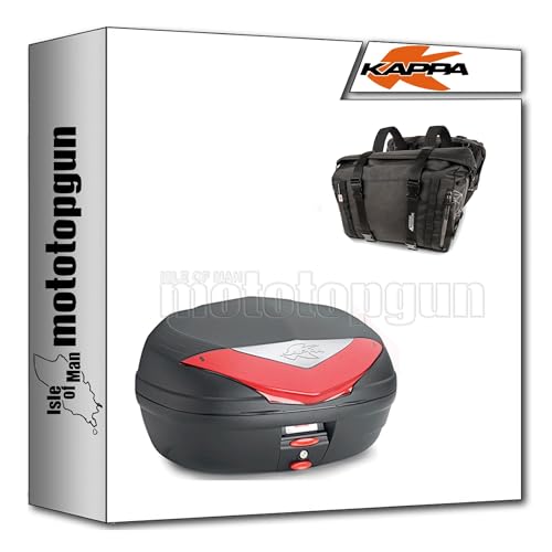 Kappa top case K466N et sacoches moto pour voyager en Yamaha FZ6 Fazer