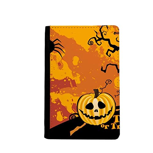 Portefeuille passeport Halloween multicolore pour rangement documents