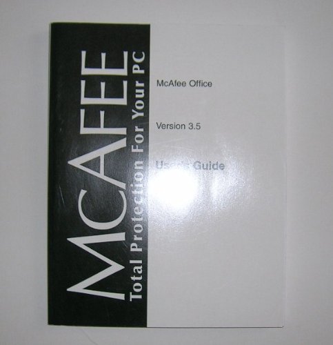 McAfee Office 2000 User's Guide B0013UEVN8 Book Cover