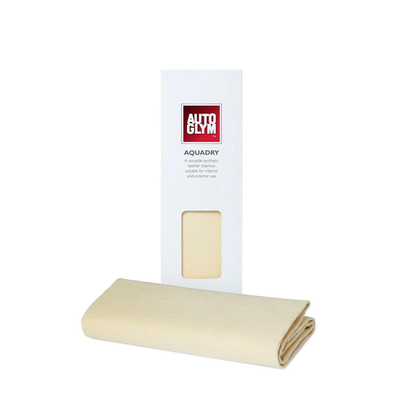 AutoglymHi-Tech Aqua-Dry Chamois - Super Absorbent Hard Wearing Synthetic Leather Chamois For Internal and External Car Cleaning