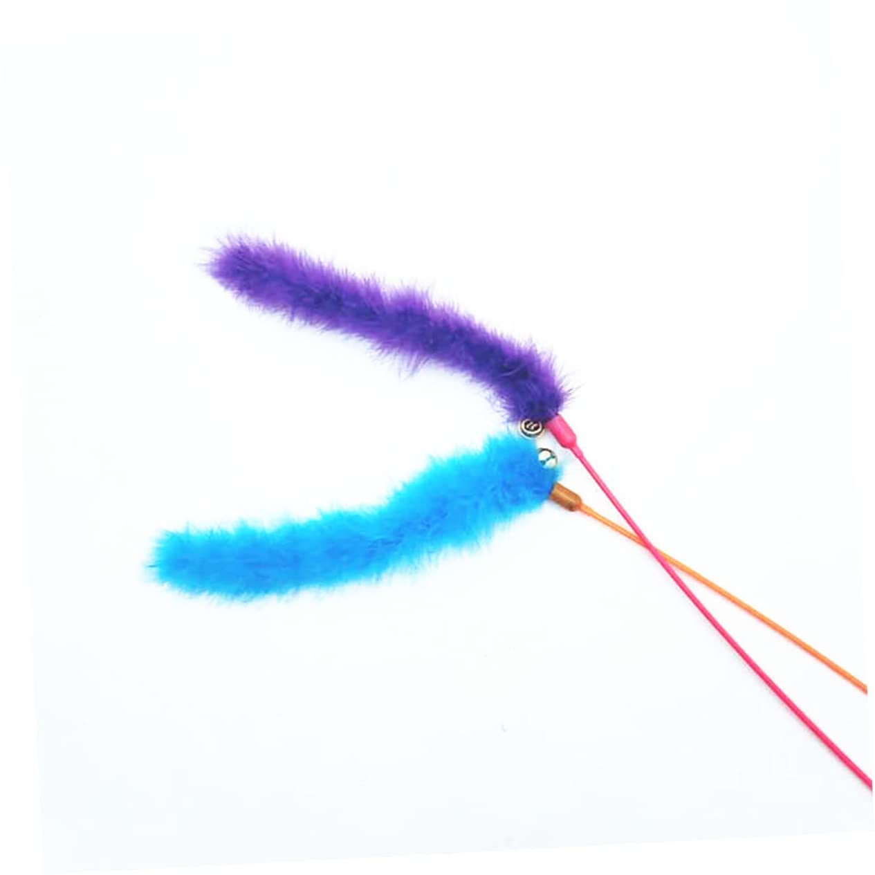 Kisangel 18stücke Bunte Katzenangel Mit Federn Interaktives Katzenspielzeug Spiel Und Für Katzen Und Kätzchen Stärkt Die Bindung