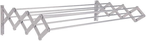 Mor - Varal Sanfonado Alumínio 80cm Cinza