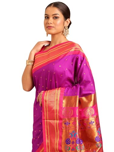 Varkala Silk Sarees paithani silk saree – image 2